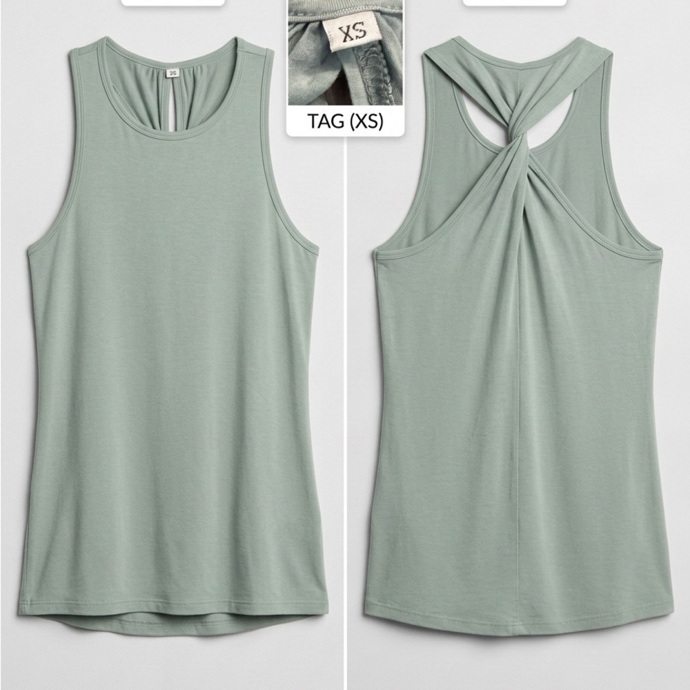 Women's Sleeveless Top - Sage Green